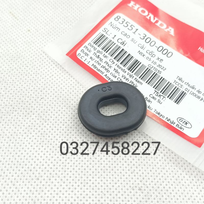 Núm Cao su gài cốp, nhựa xe DREAM, WAVE, FUTURE zin Honda