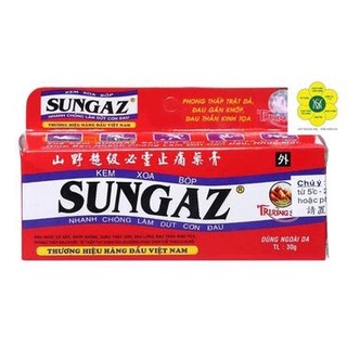 Kem xoa bóp sungaz - hỗ trợ giảm đau, bong gân