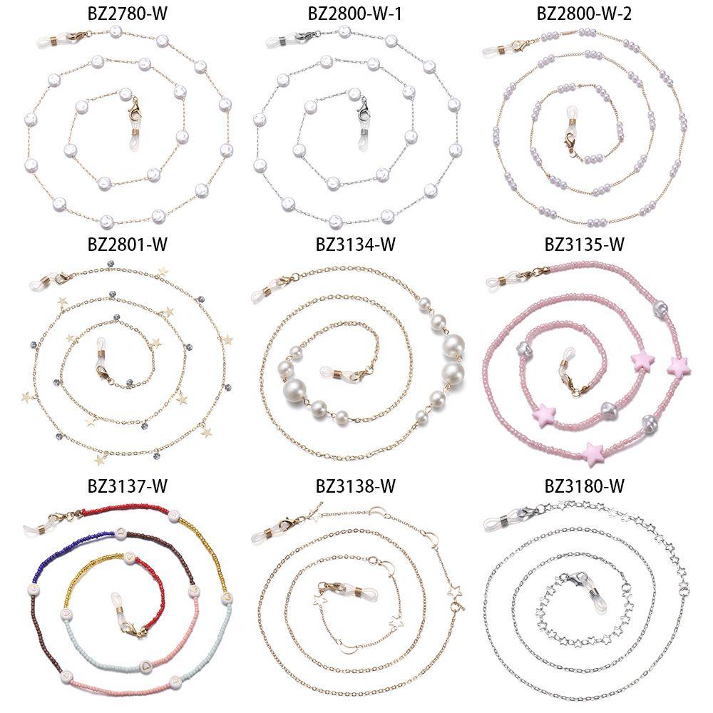 ESPO Dây Đeo Mắt Kính Bằng Kim Loại Chống Trượt Dây Xích Đeo Kính Mát Thời Trang