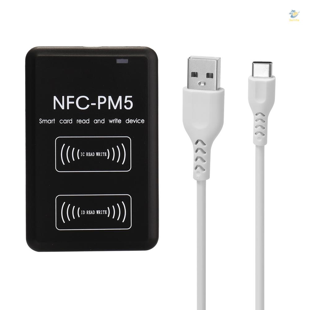 Elfevn NFC RFI-D Copier IC I-D Đầu Đọc Thẻ Thông Minh Với Chức Năng Đọc Và Viết