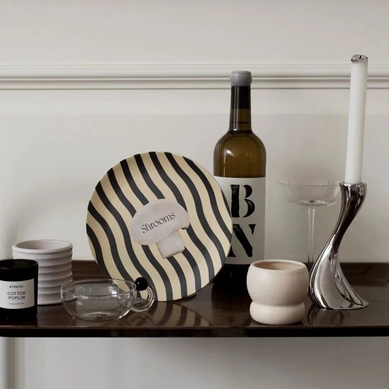 Đĩa Đựng Trái Cây / Salad / Tráng Miệng Bằng Sợi Tre Nhẹ Nhàng Đơn Giản Hiện Đại Sang