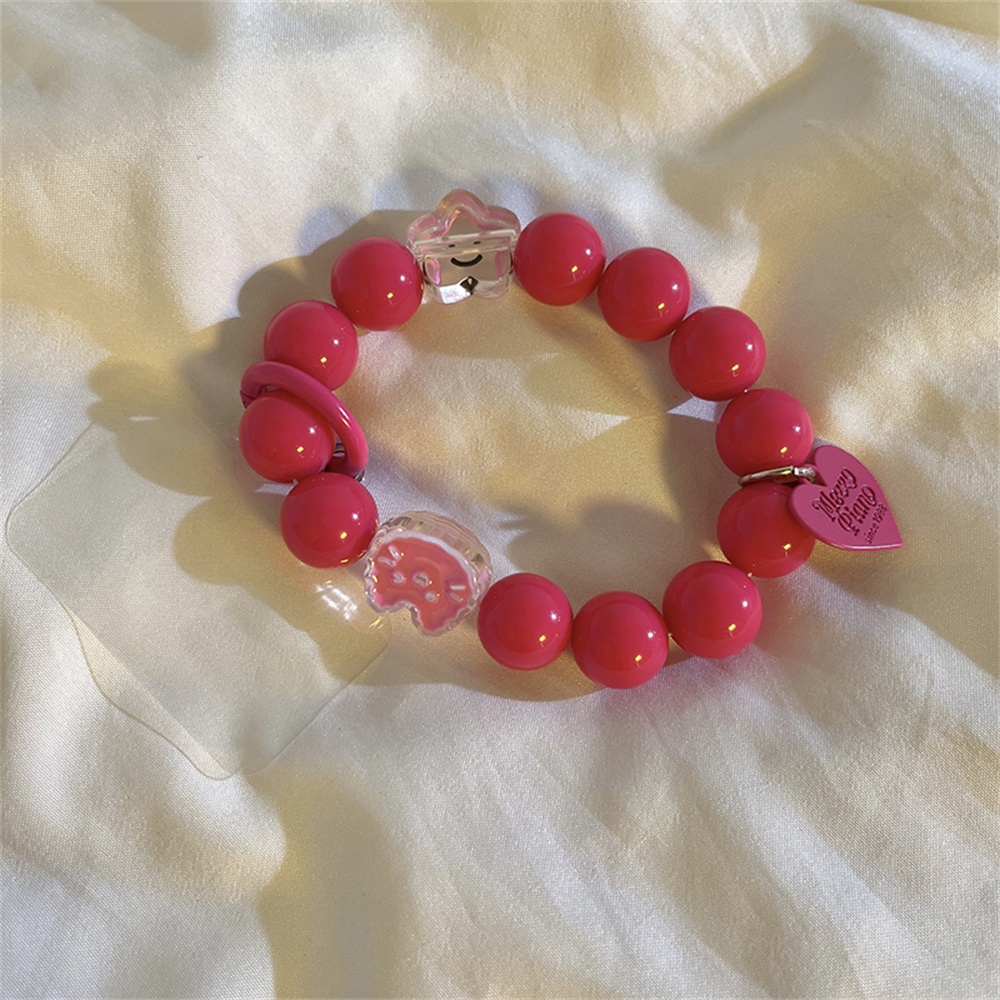 Dây Đeo Điện Thoại Dạng Chuỗi Hạt Ngọc Trai Phong Cách Bohemia Chống Thất Lạc Tiện Dụng