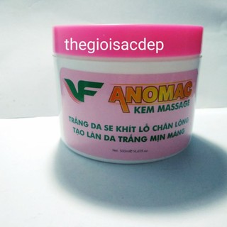 Kem massage mặt dưỡng mịn da Anomac 500G
