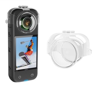 Ốp điện thoại trong suốt chống sốc bảo vệ ống kính máy ảnh insta360 x3 99%