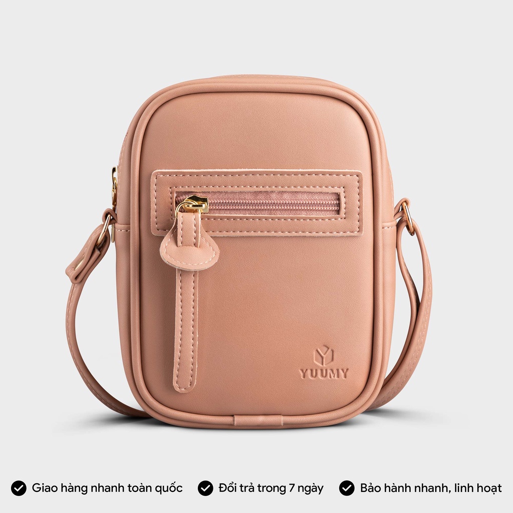 Túi đeo chéo nữ mini hoạ tiết khóa charm YUUMY Seasand YN132