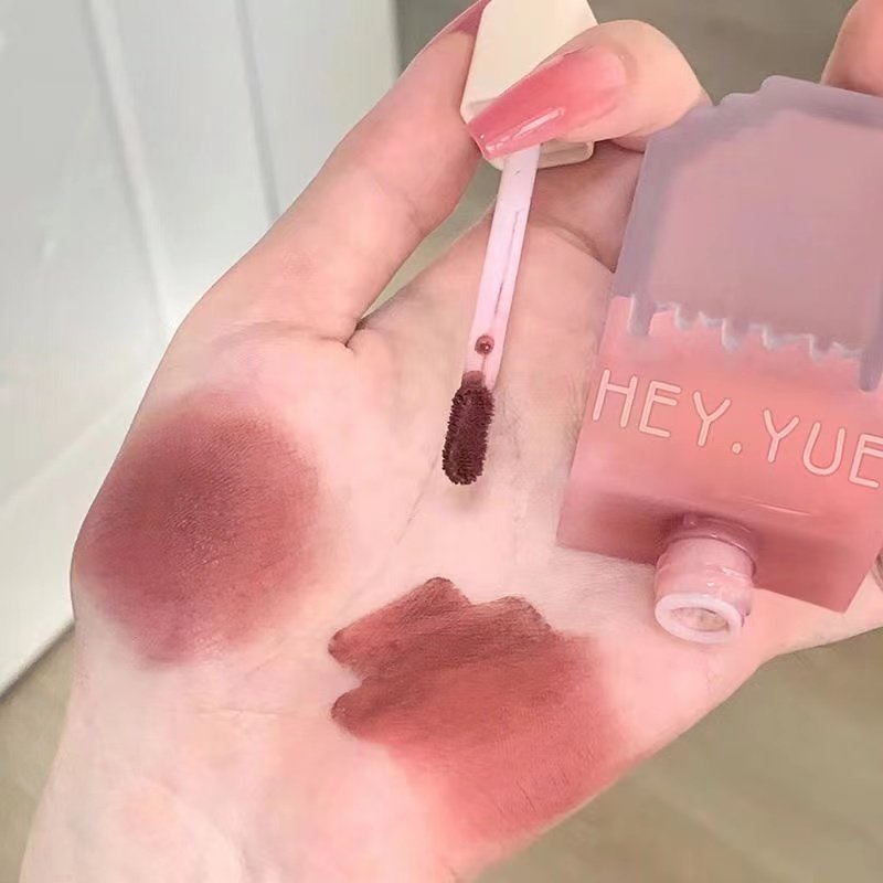 Hey.yue Son Kem Màu Nhung Tươi Tắn Hình Que Kem Cho Nữ