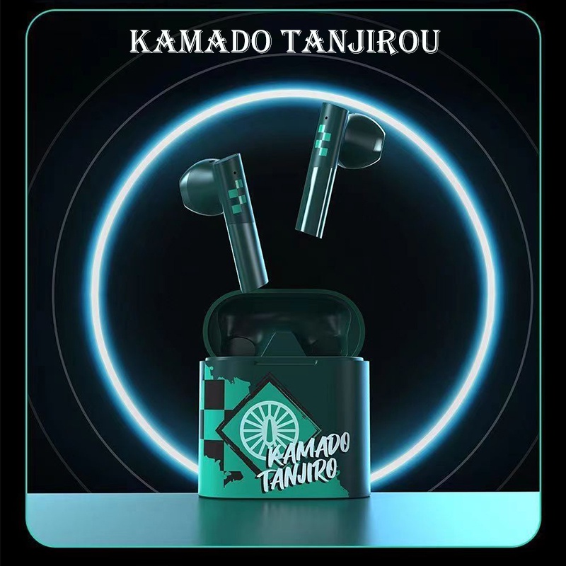 Tai Nghe Không Dây Bluetooth 5.2 TWS Kamado Nezuko HiFi Chất Lượng Âm Thanh Thấp Năm 2022