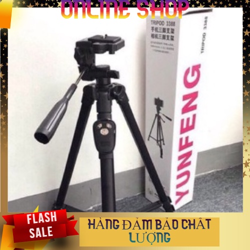 Tripod 3388 Máy Ảnh, Điện Thoại có Bluetooth Remote - Tripod Yunfeng may anh 3388