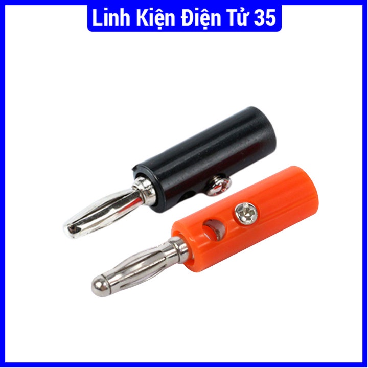 Đầu Jack bắp chuối 910MR 4mm đực tiện lợi, nhanh chóng và dễ sử dụng.