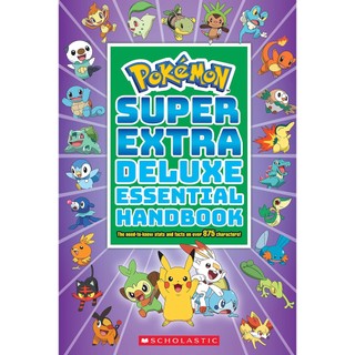 Sách - Pokemon: Super Extra Deluxe Essential Handbook by Scholastic