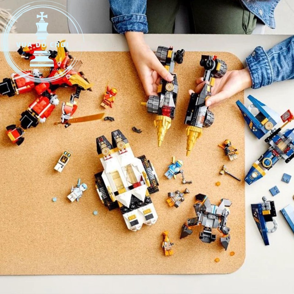 Đồ chơi lắp ráp Ninjago quái xế 234 PCS . Xếp hình mô hình người máy Ninjago, xe đua ninjago. xếp hình chiến giáp sắt.