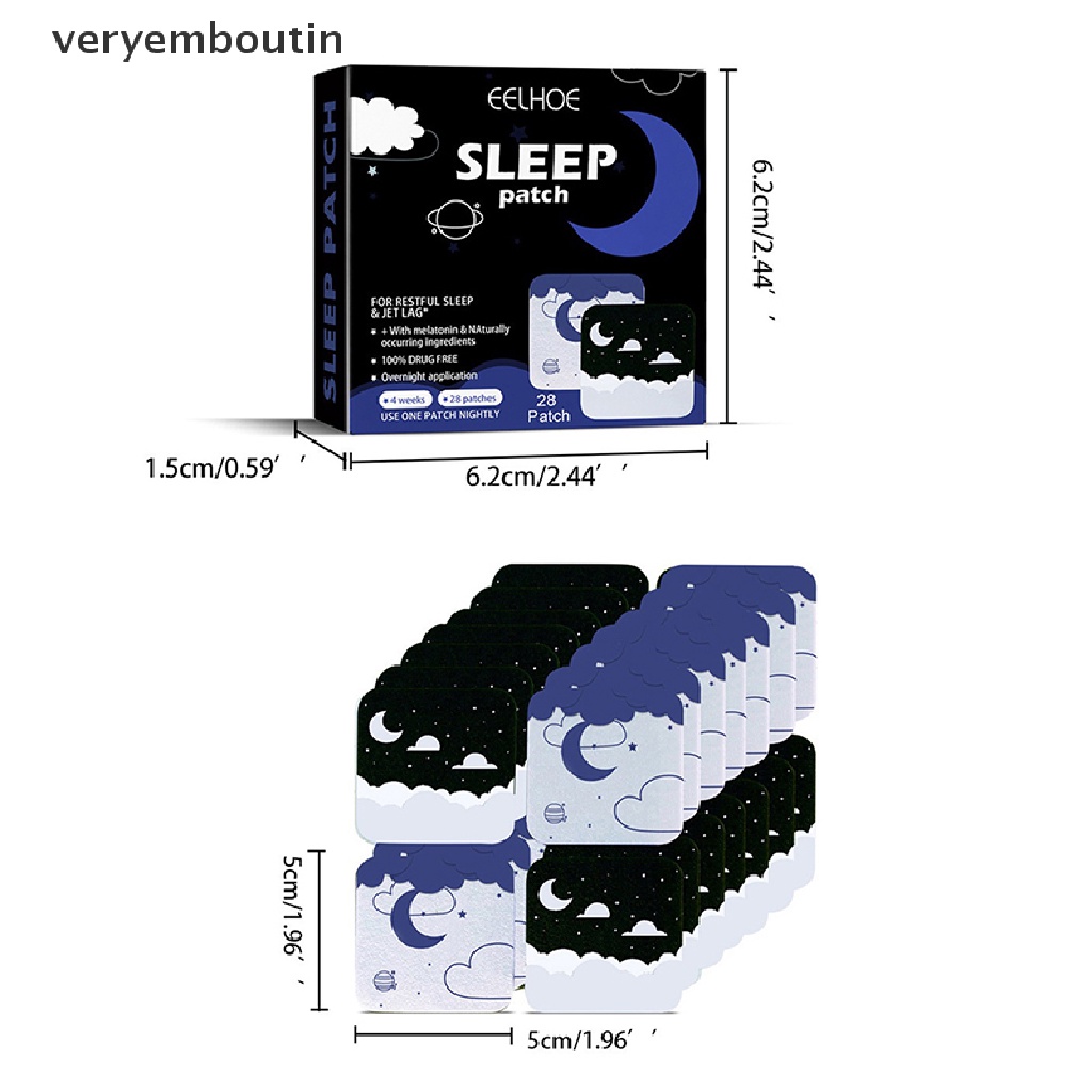 Set 28 Miếng Dán Ngủ Hỗ Trợ Giảm Căng Thẳng