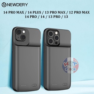 Ốp lưng kiêm pin sạc dự phòng newdery ip 14 pro max / 14 pro / 14 plus / 14 / 13pm / 13 / 12pm