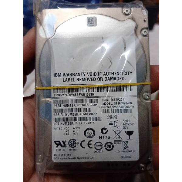 ibm sas 600Gb 10k rpm server ổ cứng máy chủ
