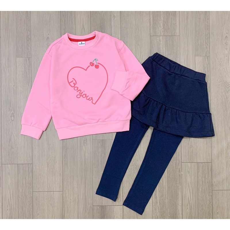 HQ- Bộ áo và quần váy nỉ size 100-150