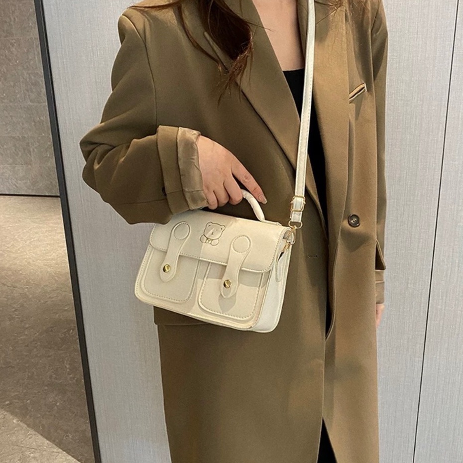 Túi Xách Nữ Đẹp Phong Cách Hàn Quốc Da Trơn Mềm Xinh Xắn PK 431