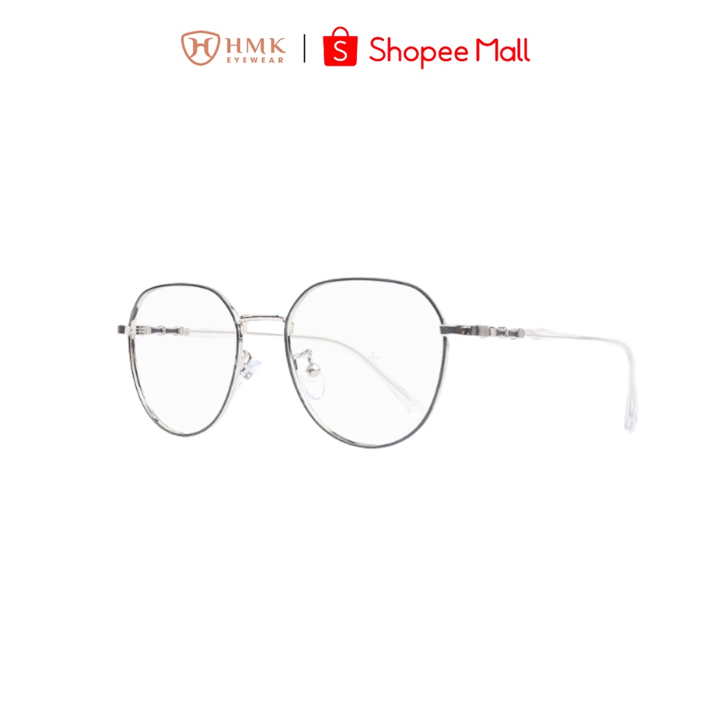 GỌNG KÍNH KIM LOẠI HMK CHO NAM NỮ DÁNG TRÒN - SALEKL2282