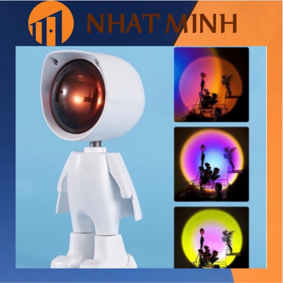 ❌❌Đèn hoàng hôn robot nhiều màu❌❌Đèn hoàng hôn robot , chụp ảnh quay video livetream Tiktok sống ảo, đèn chiếu cầu vòng
