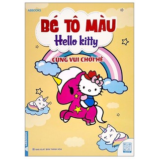 Sách bé tô màu hello kitty - cùng vui chơi hè