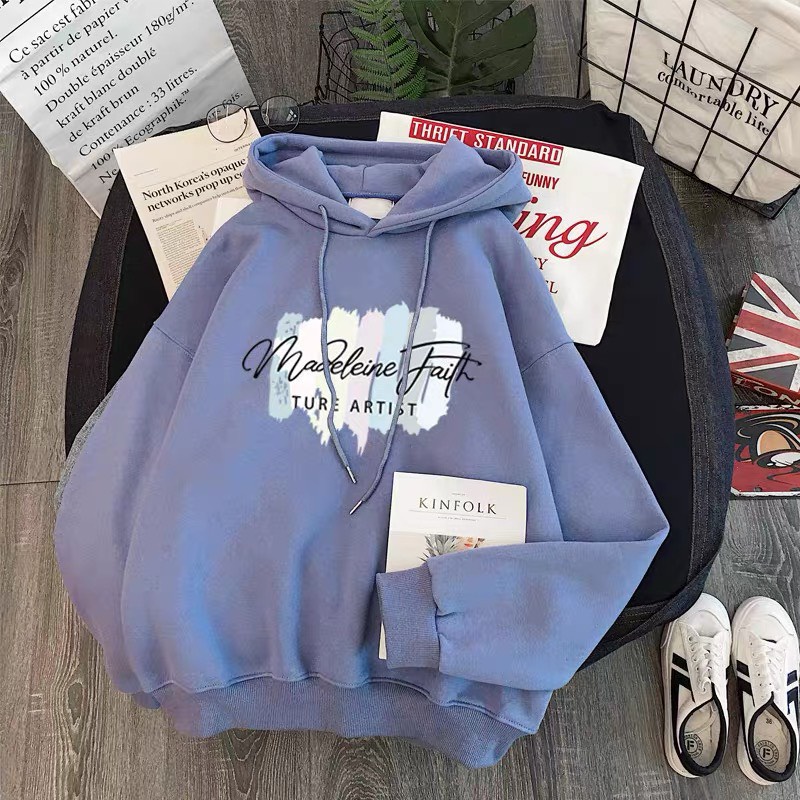 Áo hoodie mũ ARTIST, o nỉ Unisex from rộng, thiết kế phong cách hàn quốc - MODY