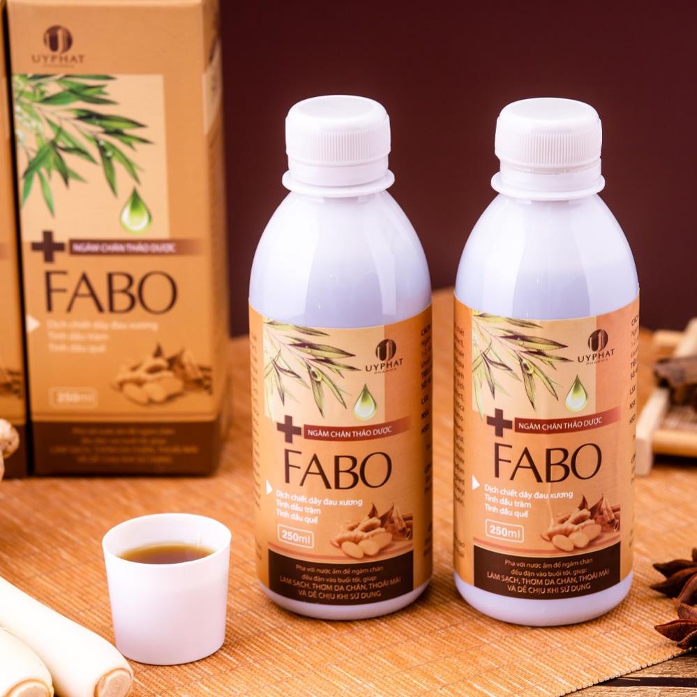 Thảo dược ngâm chân FABO, nước ngâm chân giúp làm sạch, giảm mùi hôi chân hiệu quả
