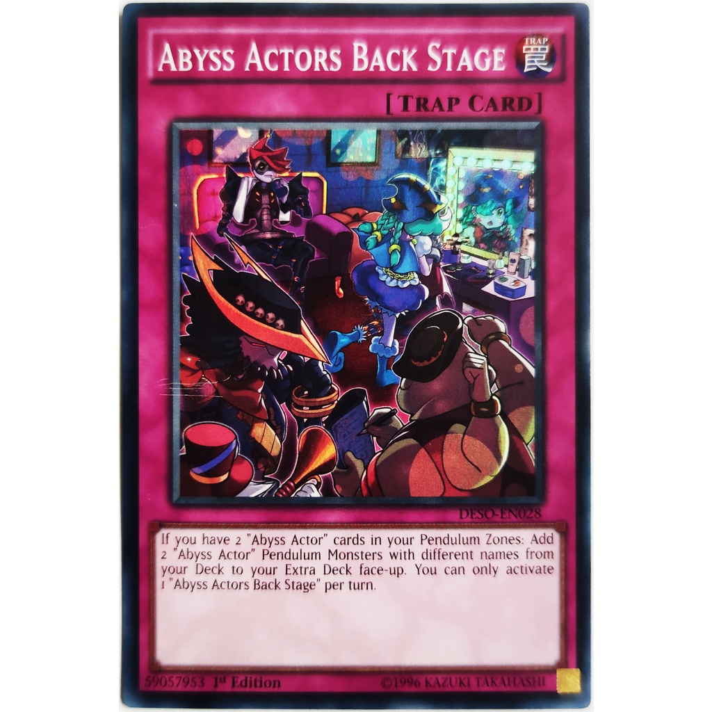 [Thẻ Yugioh] Abyss Actors Back Stage |EN| Super Rare