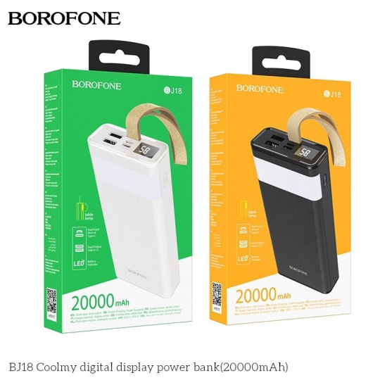 Pin Sạc Dự Phòng Borofone Chính Hãng, Dung lượng khủng lên đến 20000mAh