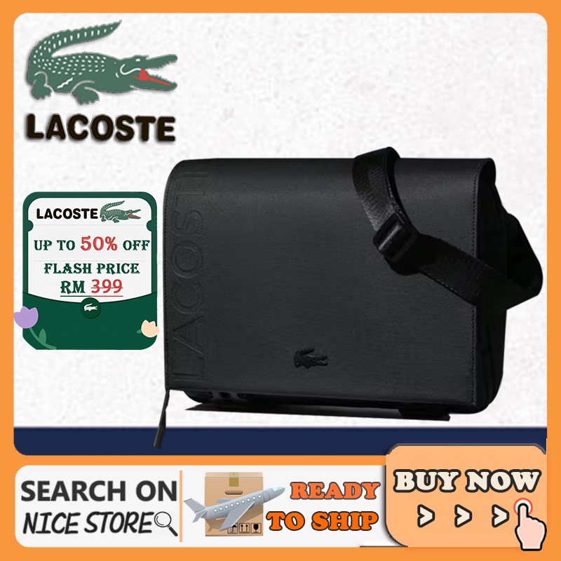 Mua ngay Túi Messenger nam nữ của Lacoste Túi Messenger Chất lượng cao để đi làm và đi học Túi đeo vai bằng da nam khi đi du lịch
