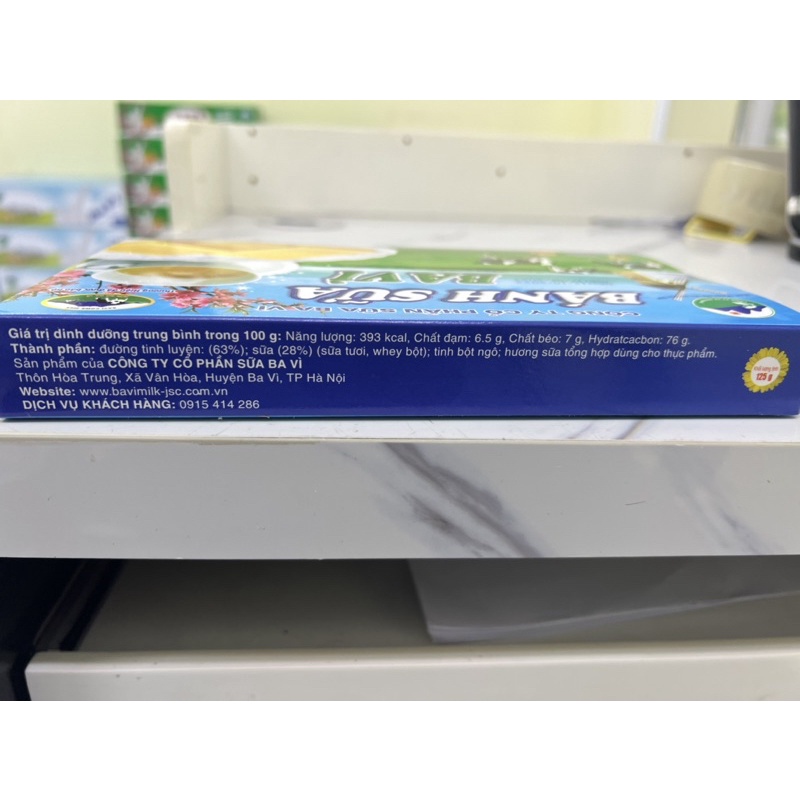 Bánh sữa có đường ba vì 125gr chính hãng