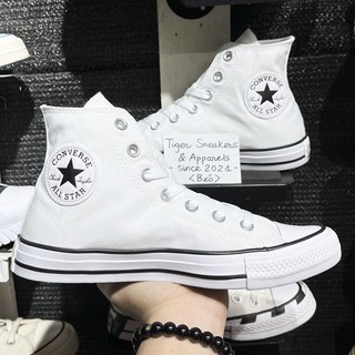 Tiger Sneakers - Giày Converse classic chính hãng cổ cao màu trắng