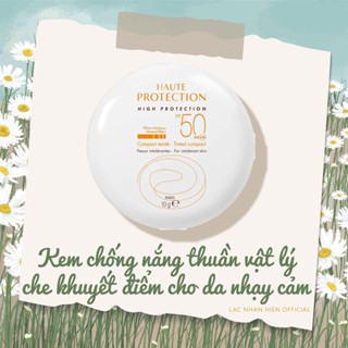 [Pháp] KEM CHỐNG NẮNG THUẦN VẬT LÝ TRANG ĐIỂM NHẸ AVENE HIGH PROTECTION TINTED COMPACT SPF50