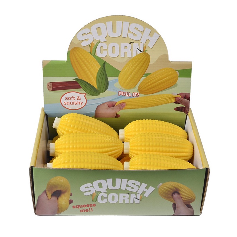 Squishy hình BẮP NGÔ CHÍN VÀNG đồ chơi slime slam