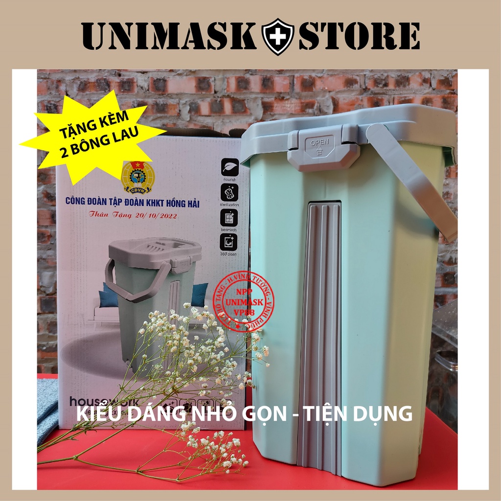[Siêu sale] Chổi lau nhà VẮT TỰ ĐỘNG ( Chổi + Thùng)