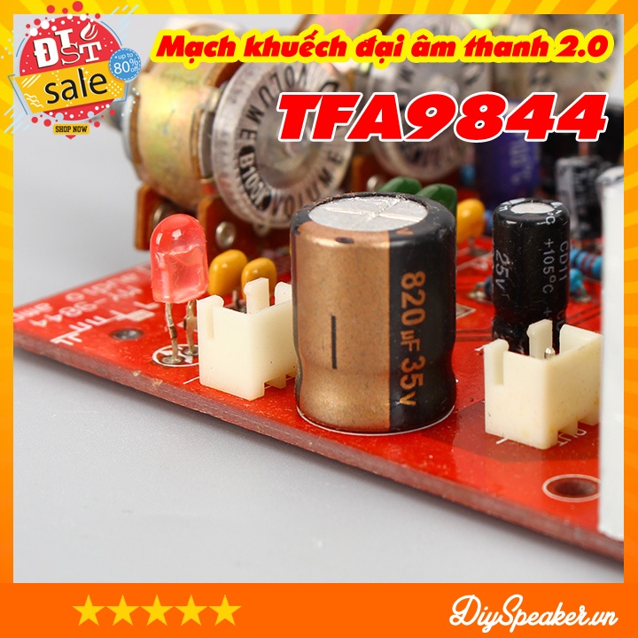 Mạch khuếch đại công suất 2.0 TFA 9844 20W*2