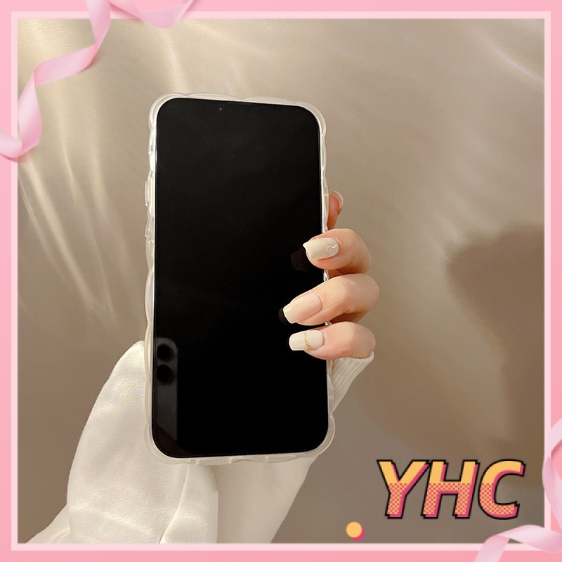 Ốp Điện Thoại Họa Tiết Hoa Viền Lượn Sóng Cho Iphone6 6splus 7 7plus 8plus XR x xs 12 11 pro max plus 13 Promax