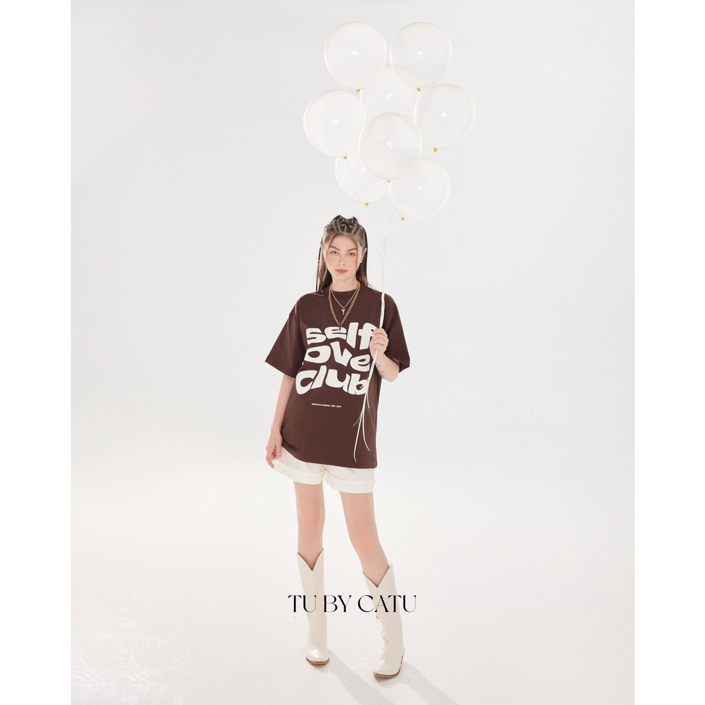 TUBYCATU | Áo thun brown selfloveclub tee