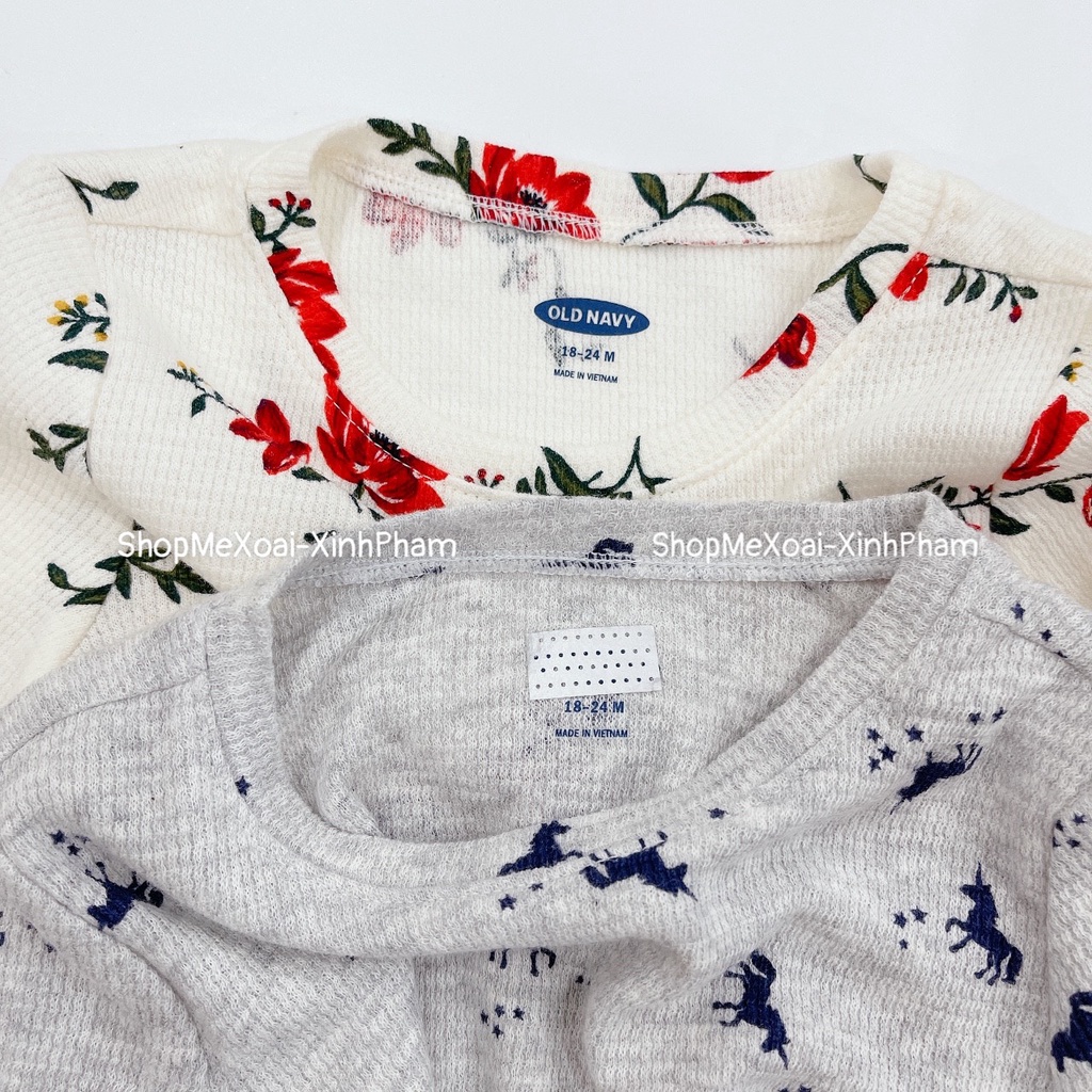 Áo thun dài tay 18-24M (9-11kg) Hiệu Oldnavy  cho bé xuất dư xin