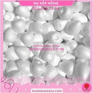 1 lạng nụ xốp hồng nụ xốp làm hoa handmade, nụ hoa hồng