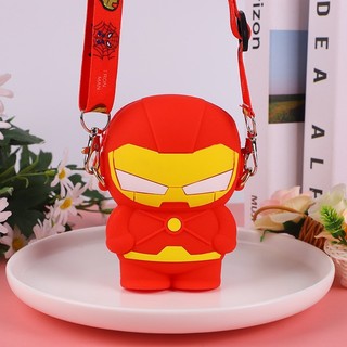 Túi đeo chéo khủng long chất liệu silicon.