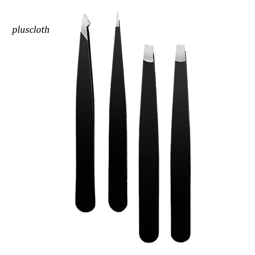 Set 4 Nhíp Nhổ Lông Mày Tiện Lợi