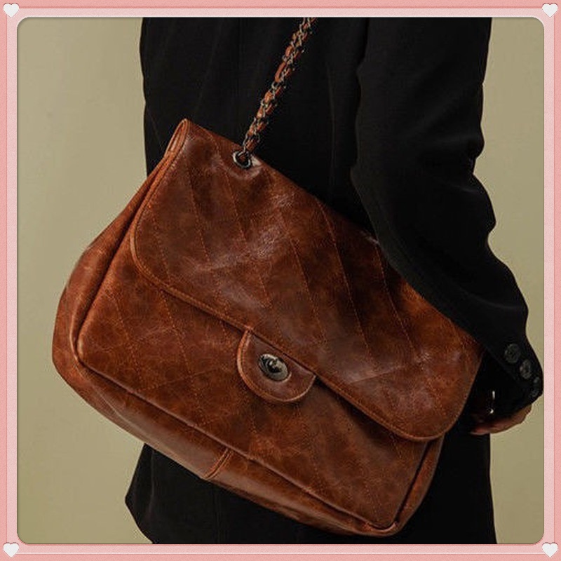 M97-Túi Xách Đeo Vai Sức Chứa Lớn Phong Cách Retro Mới Cho Nữ