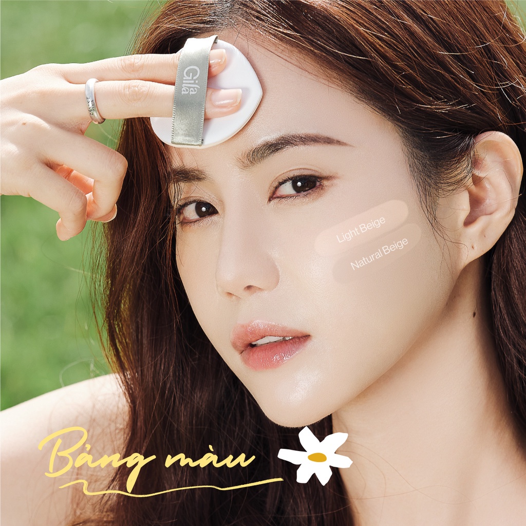 Siêu Phấn Nước Che Phủ GLAMRR Q Vegan Super Cover Cushion SPF50+/PA+++