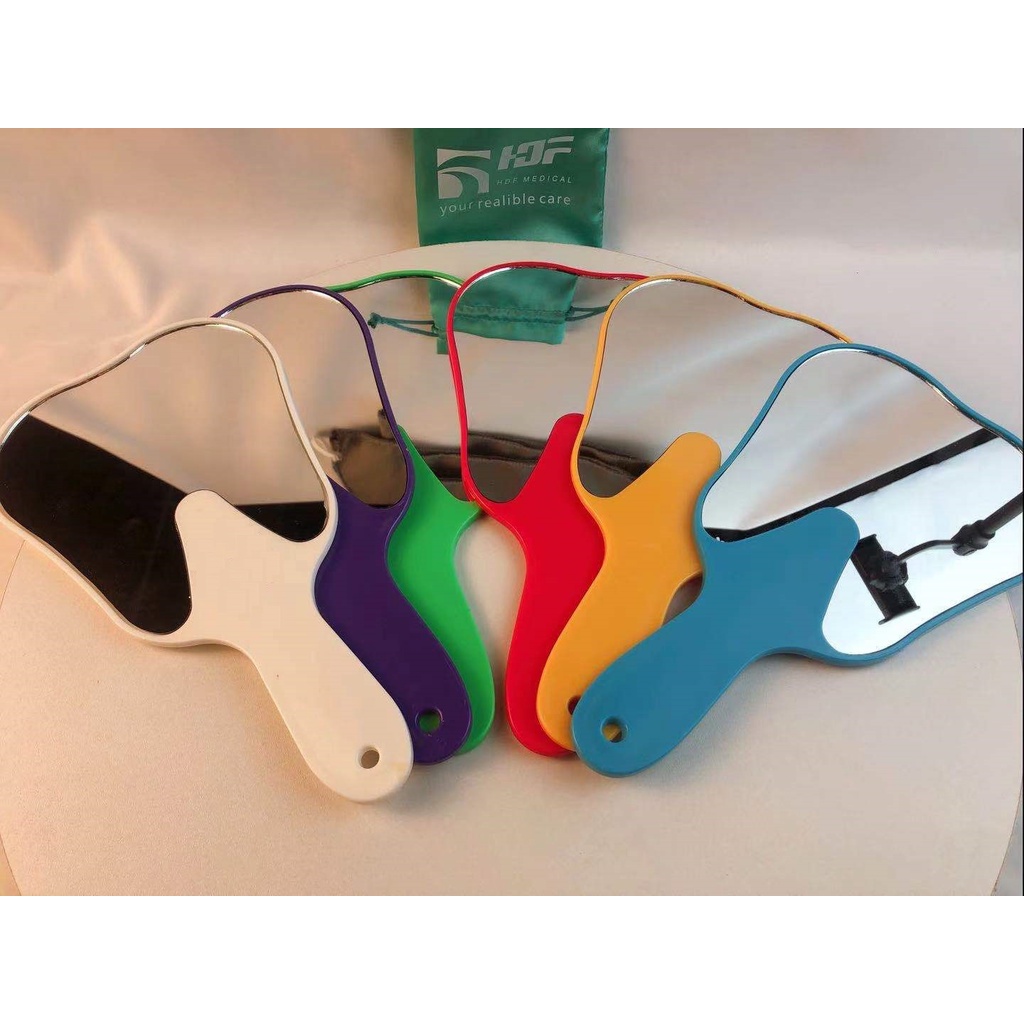 Gương soi nha khoa hình răng,gương nha khoa soi răng nhiều màu