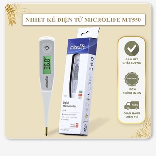 Nhiệt Kế Điện Tử Dạng Bút Microlife MT550 -  Đo Nhanh 10 Giây - Hàng Chính Hãng Bảo Hành trọn đời