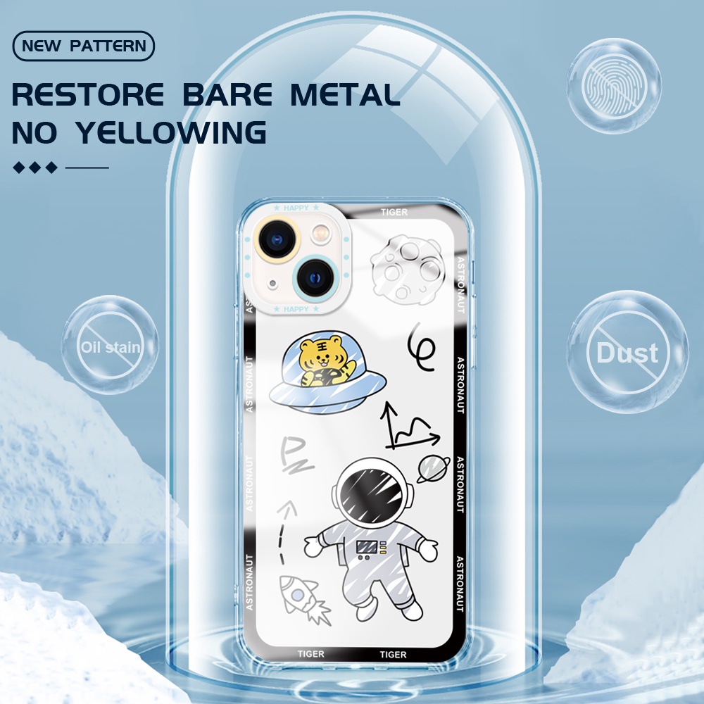 VIVO Y21 Y21S Y21T Y21A Y33S Y33T Y15S Y15A Y01 Y17 Y15 Y12 Y20 Y20i Y20S G Y12S Y12A Y50 Y30 Y30i 2021 Cho Ốp lưng điện thoại In Hình Astronaut
