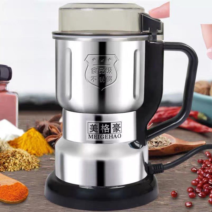 Cối Xay Ngũ Cốc Công Suất 300W Tiêu Chuẩn Châu Âu, Máy Xay Bằng Thép Không Gỉ Xay Các Loại Hạt Và Gia Vị Khô