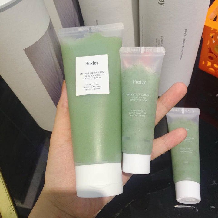 Tẩy Tế Bào Chết Huxley Scrub Mask Sweet Chiết Xuất Xương Rồng