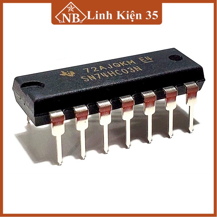 IC 74HC03 Input NAND DIP 14