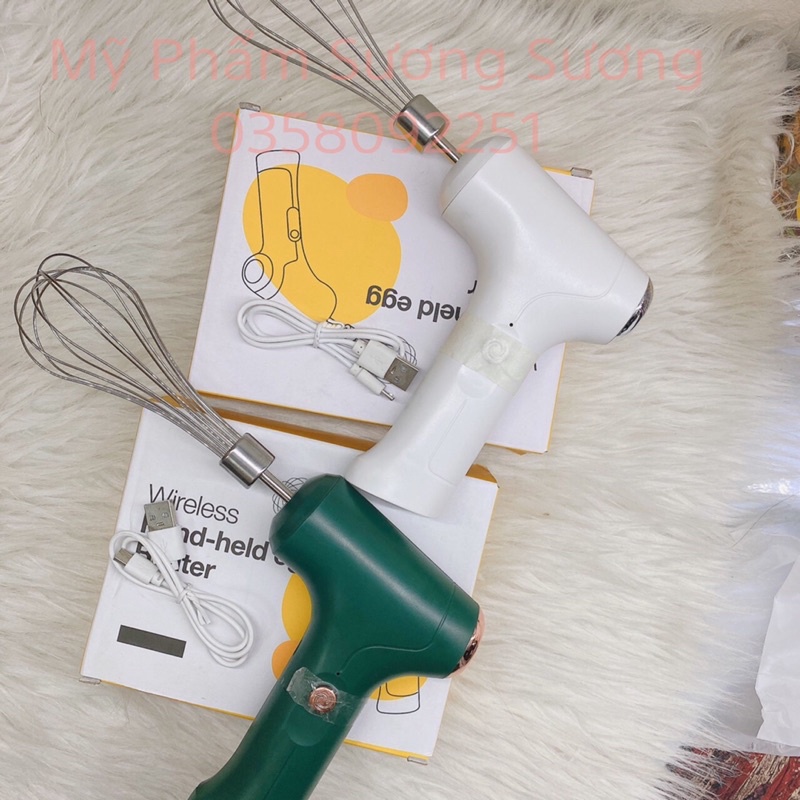 ❌GIÁ SỈ❌ Máy Đánh Thuốc Nhuộm Tóc , Đánh trứng,Đánh Bột mỳ, Sữa làm bánh đa năng chạy bằng sạc vô cùng tiện lợi (MPSS)