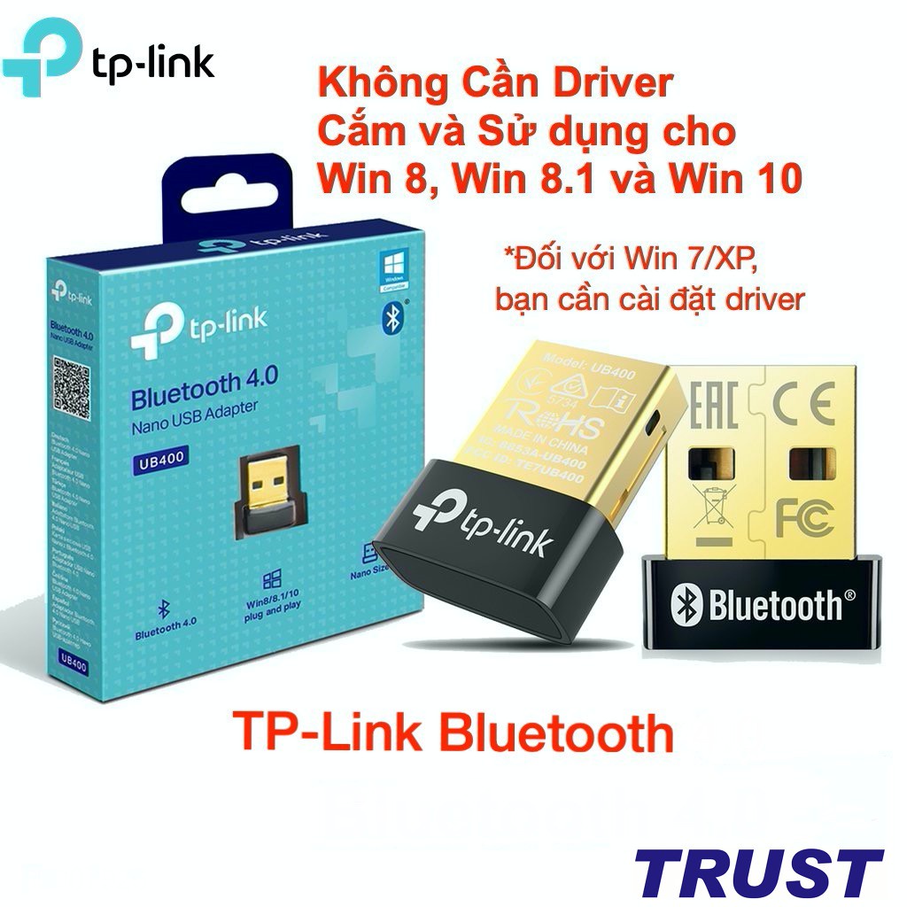 [Hãng] Usb Bluetooth TP-Link UB400 Thiết Bị Kết Nối Bluetooth 4.0 Qua USB UB400 Hàng Phân Phối Chính Hãng